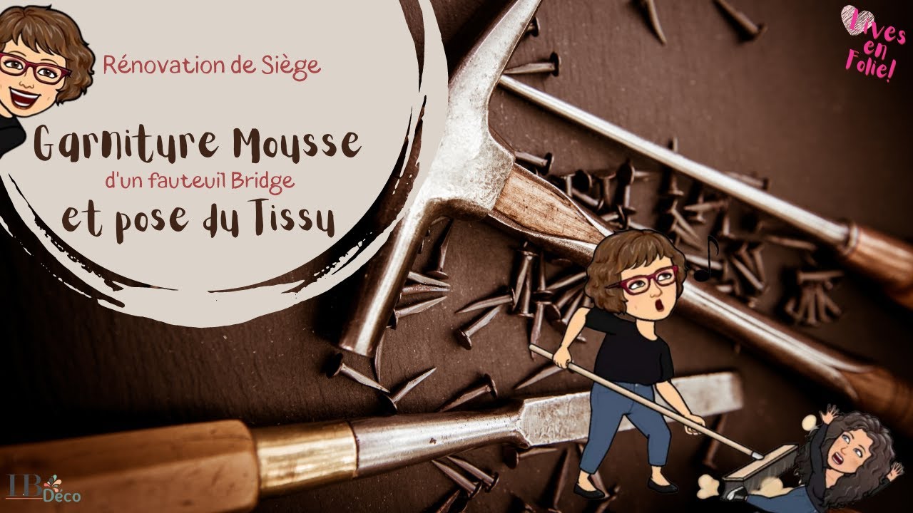 Tapisserie (mise en mousse)  “Soirée Mousse”