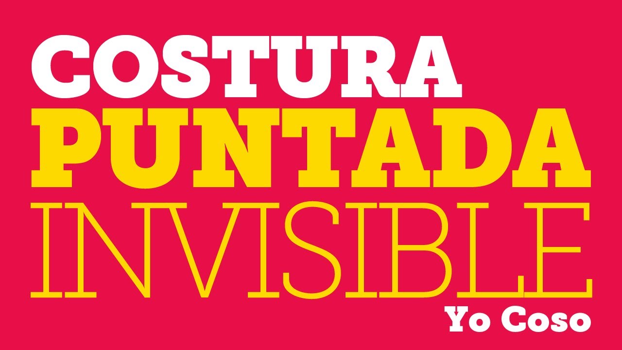 Costura: Punto Invisible a Mano para Dobladillos