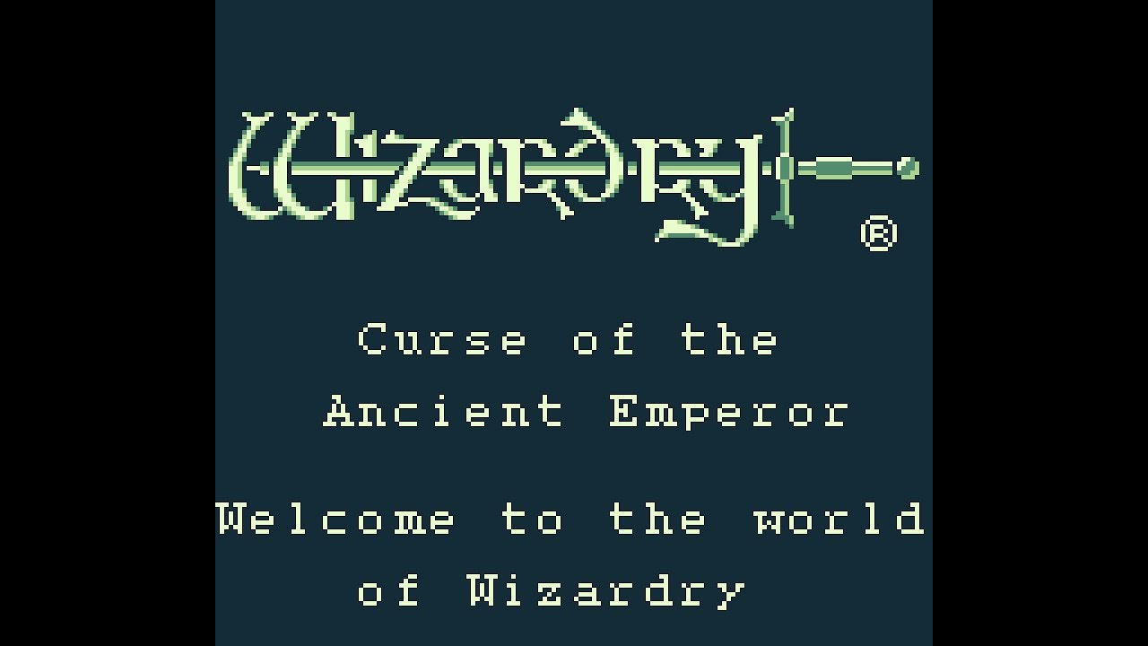 [BGM] [GB] ウィザードリィ外伝II 古代皇帝の呪い [Wizardry: The Second Episode - Curse of the Ancient Emperor]