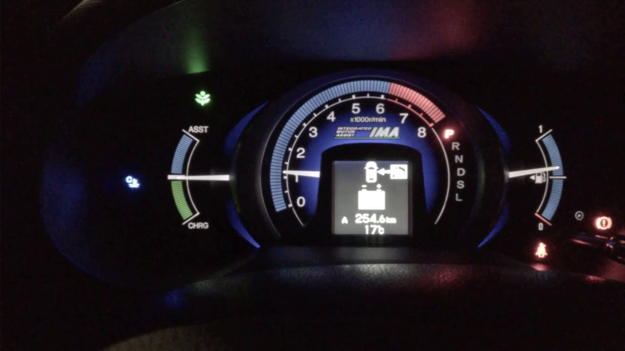 Honda Insight - обороты после чистки дроссельной заслонки, прогрев двигателя и вариатора