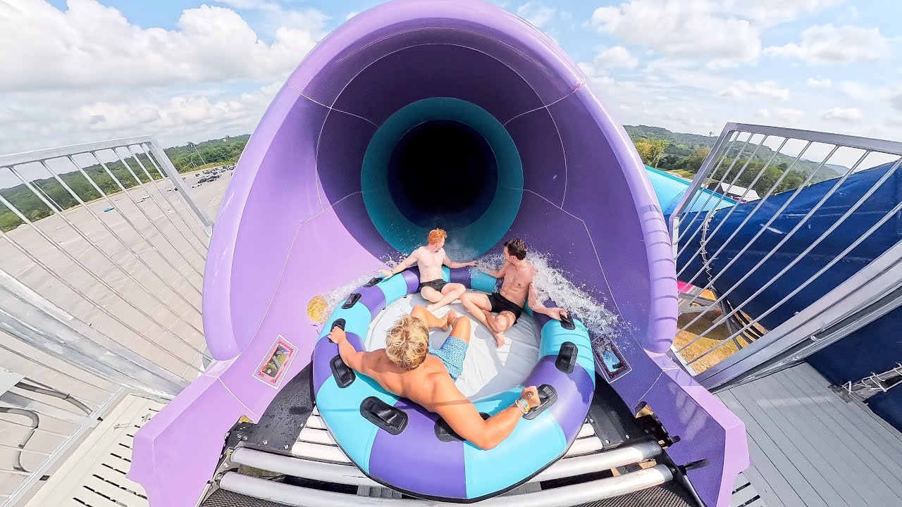 [NEW] Drifting Water Slide - Rafter’s Rage POV at Soaky Mountain Waterpark