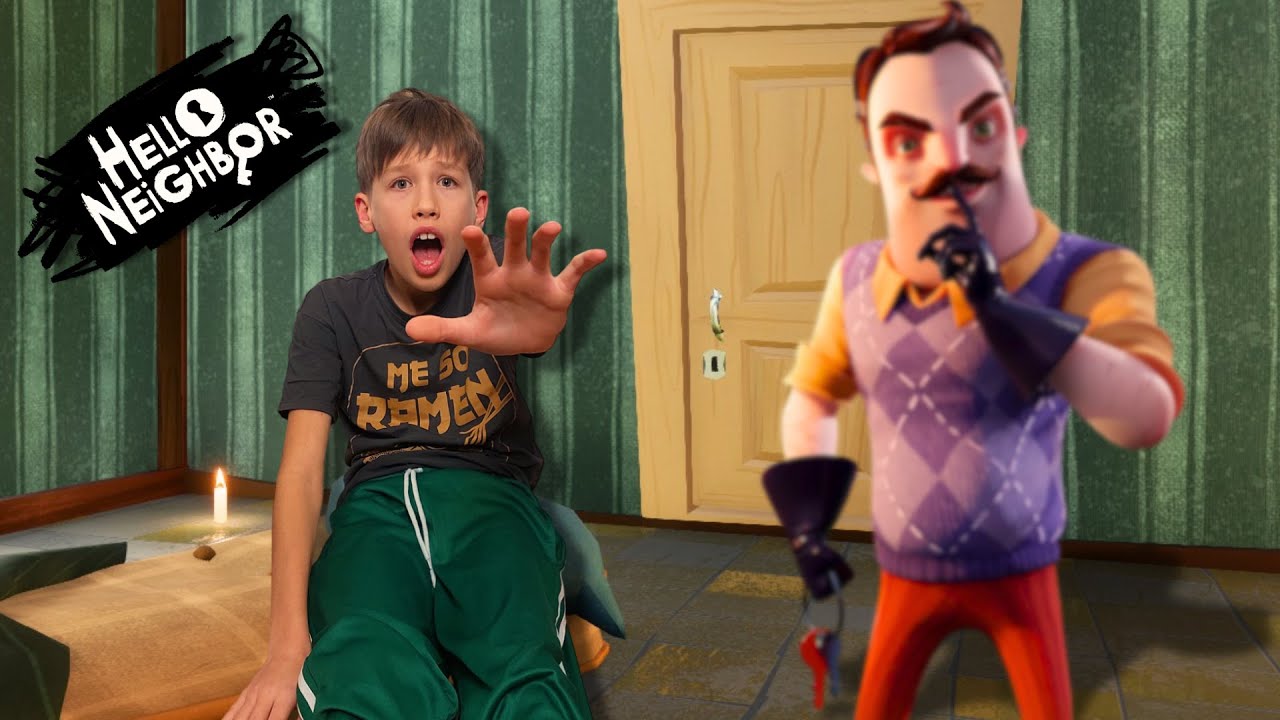 Soused mě zavřel do sklepa....|Hello neighbor|