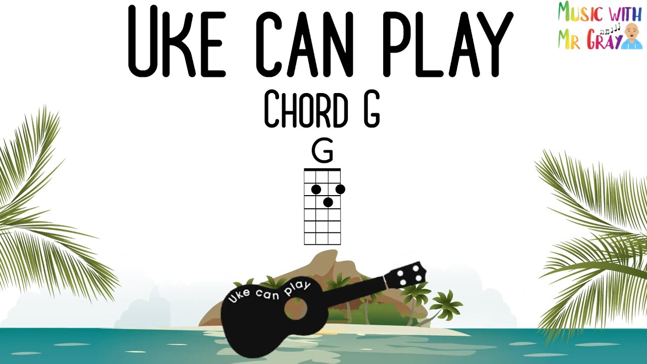Uke can play - Chord G | Ukulele chord play along