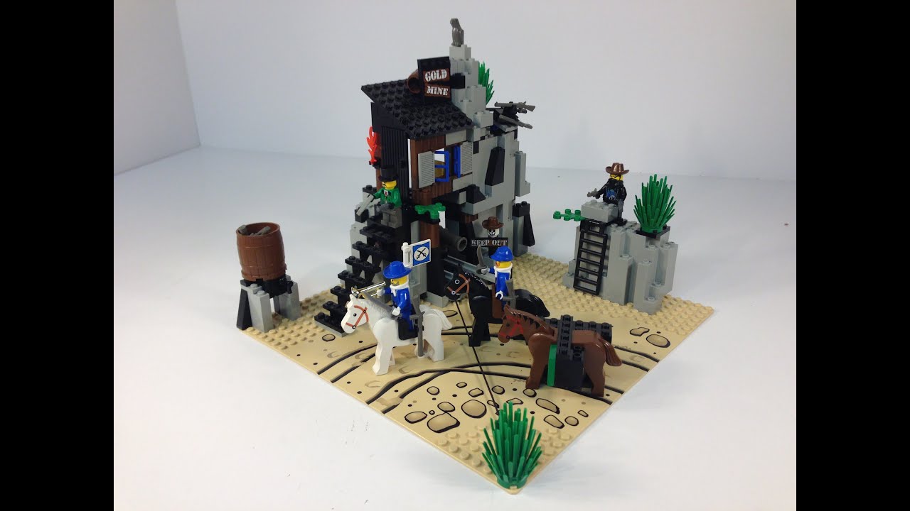 LEGO Western 6761 Gold Mine Bandit's Secret Hide-out from 1996!