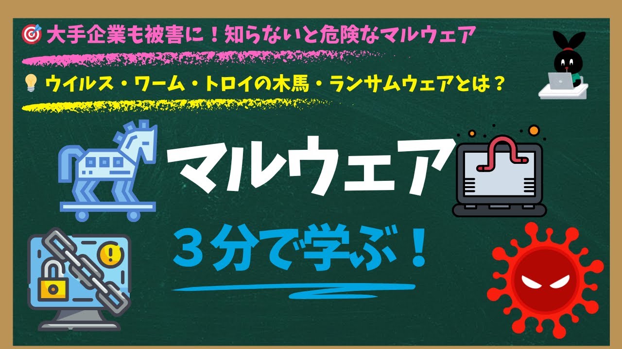 マルウェアって何？小学生でもわかる簡単解説！