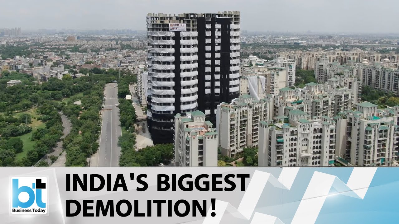 40-Storey Supertech Twin Tower To Be Demolished In Noida