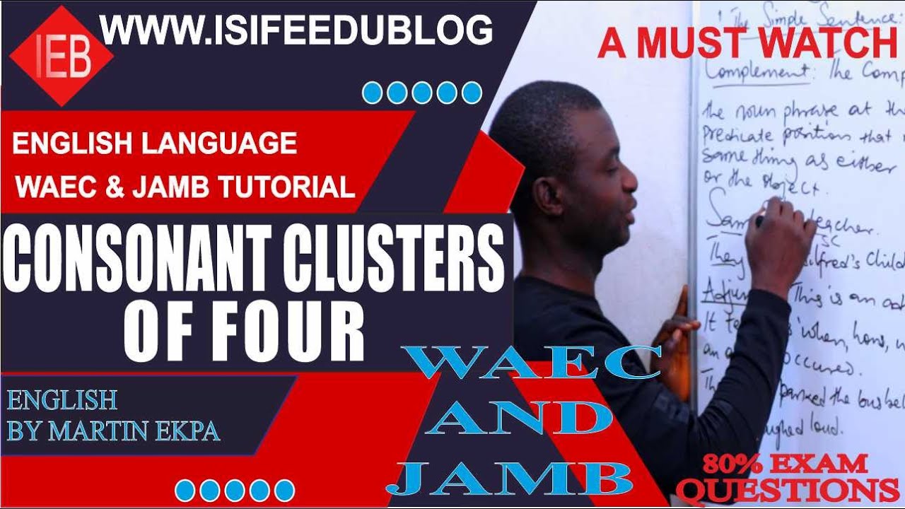 Consonant clusters of four