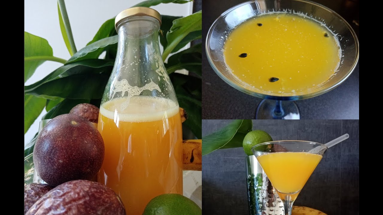 Домашний сок из маракуйи 🍹