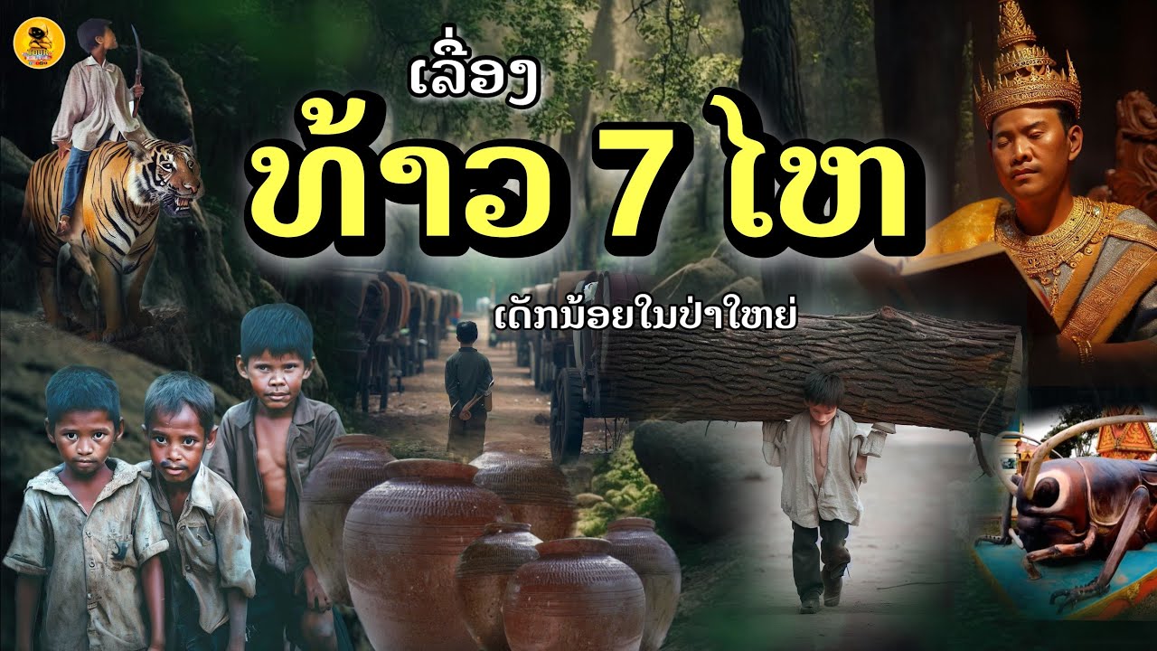 ທ້າວເຈັດໄຫ[EP48]#ท้าวเจ็ดไห#เด็กกำพร้าเป็นพระราชาผู้ยิ่งใหญ่#ເລື່ອງທ້າວເຈັດໄຫ#ນິທານລາວ#นิทาน