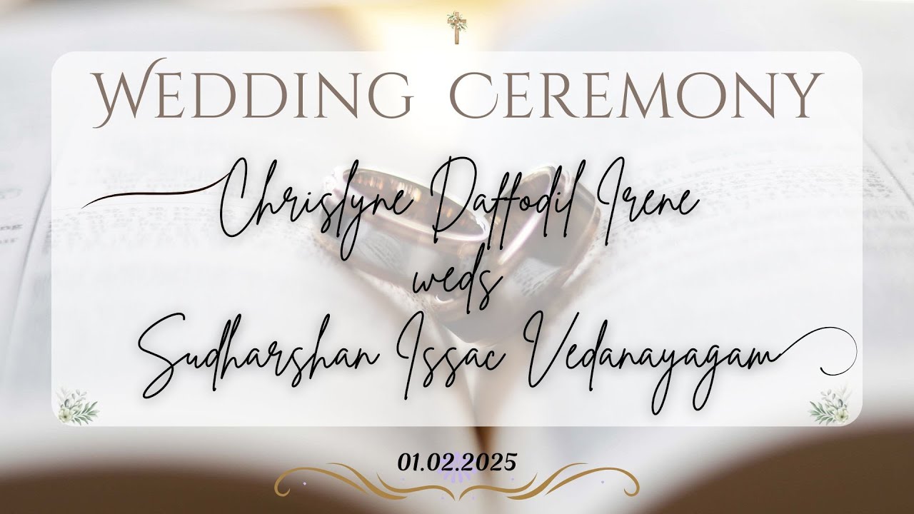 Sudharshan Weds Chrislyne | 01.02.2025