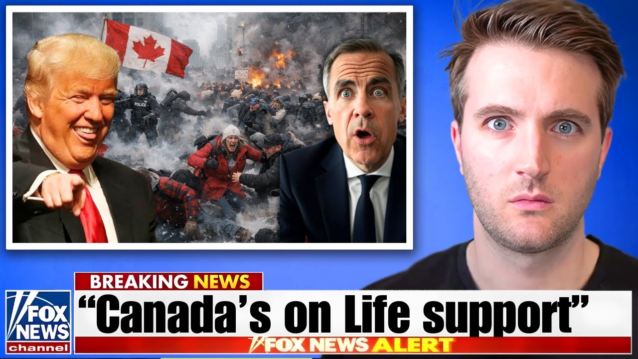 'THIRD WORLD STATUS' Trump CRUSHES Carney... Canada "TRAPPED" as US Economy DOMINATES Trade War!!