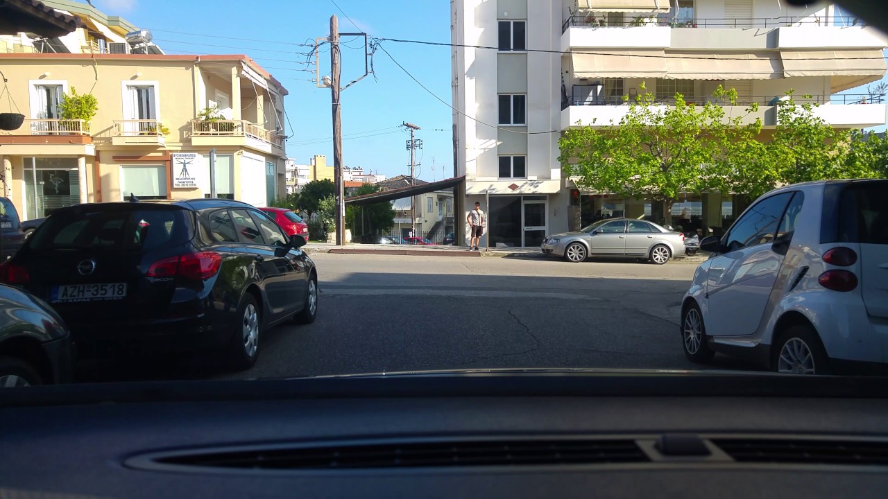 Pyrgos of Ilia (ride on the streets of the city by car) Πύργος Ηλείας