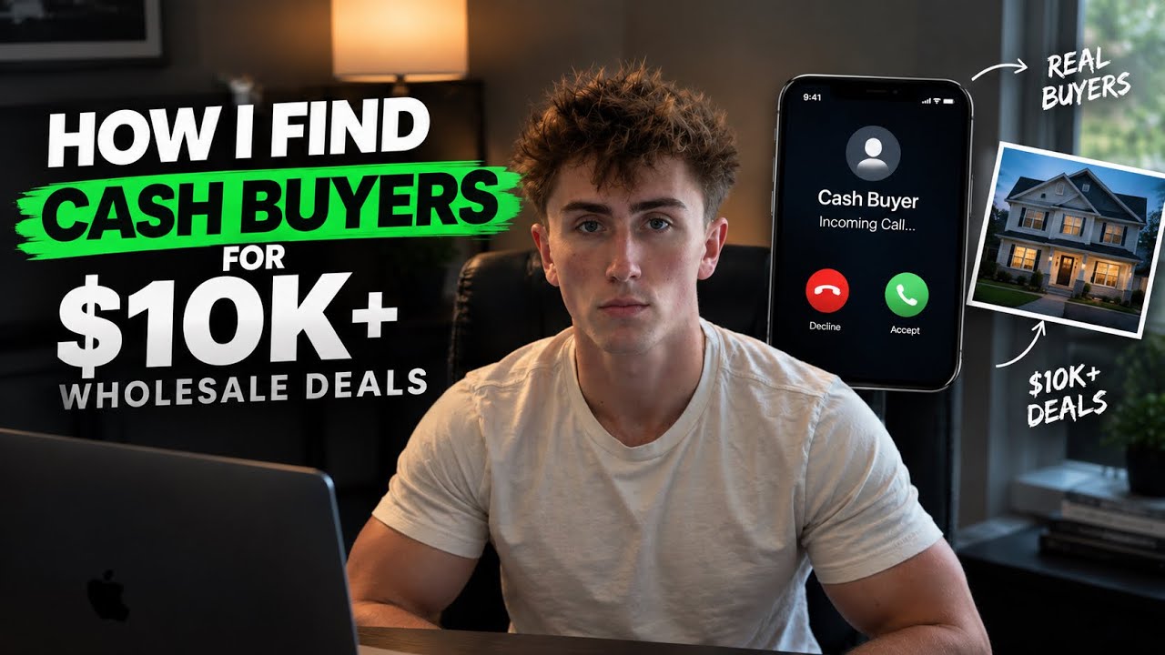How I Find Cash Buyers For $10k+ Wholesale Deals