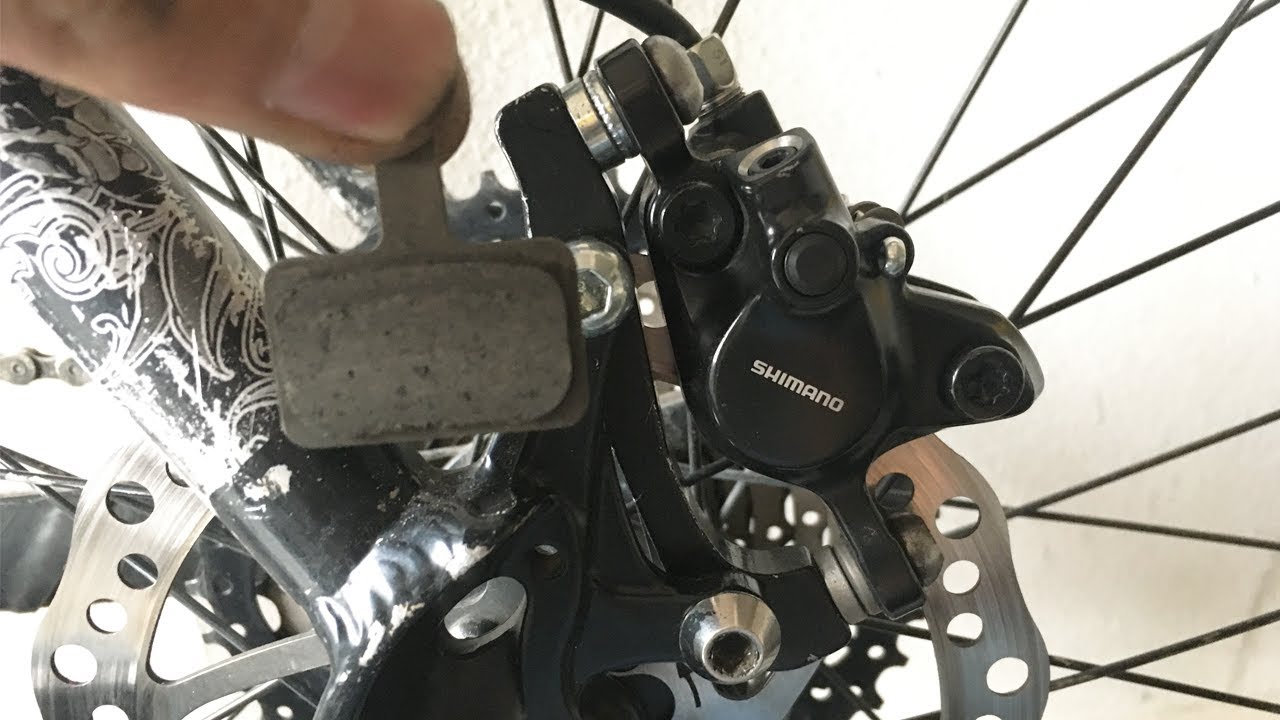 Como cambiar las pastillas de los frenos Shimano MT200