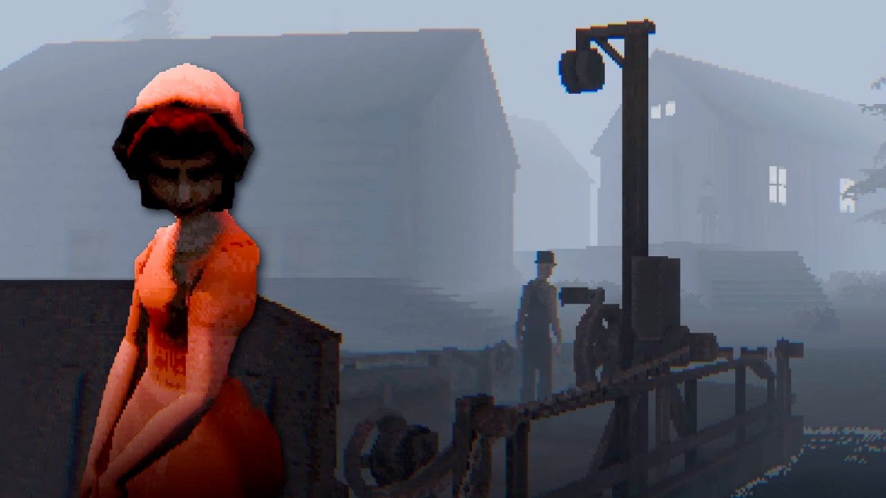 FOGHORNS DROWN - You're a Ferryman in a Foggy Lake Town in this Eerie Retro Styled Horror Game!