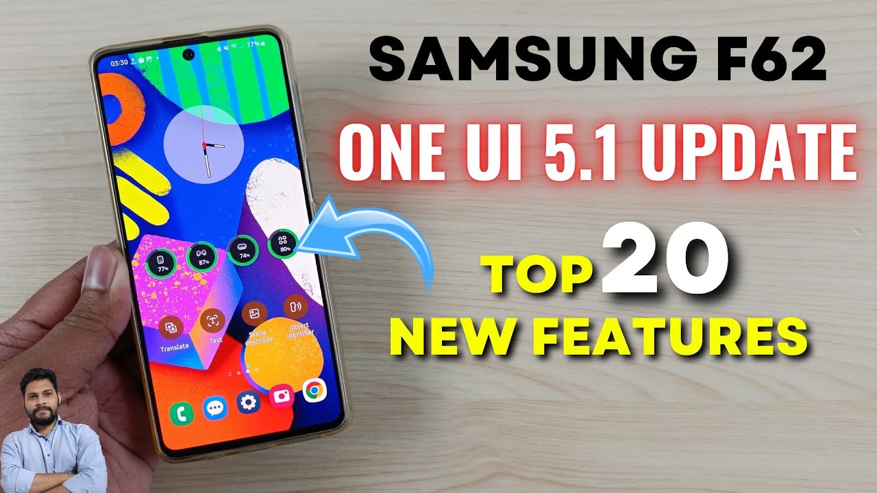 Samsung F62 : One UI 5.1 Update Top 20 New Features