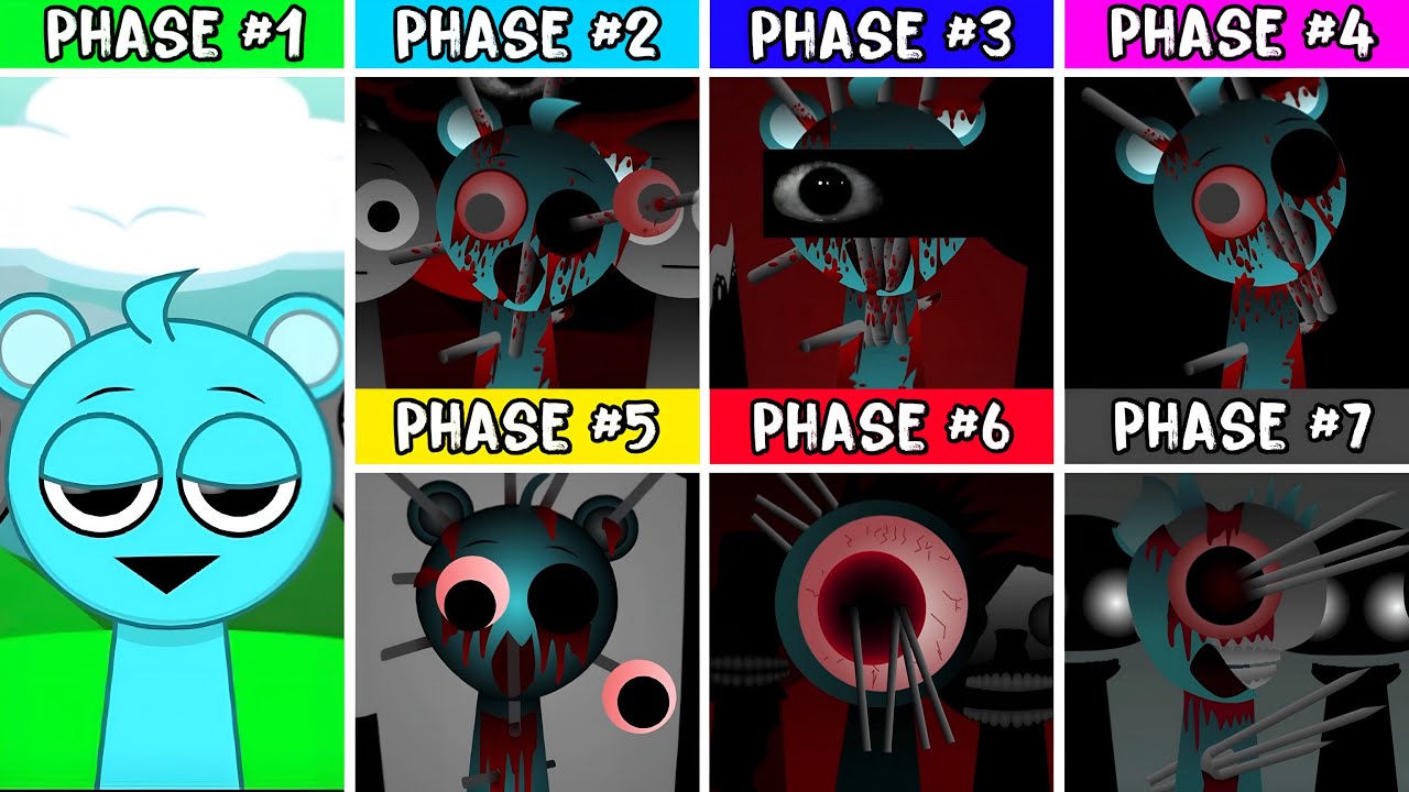 Incredibox Sprunki: From Phase 1 To Phase 7 But Remake Edition!