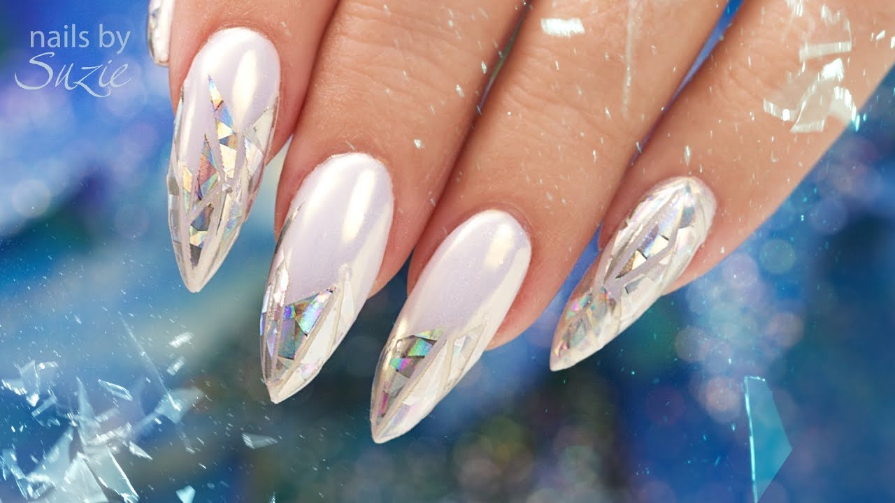 Holographic Shattered Glass Nails
