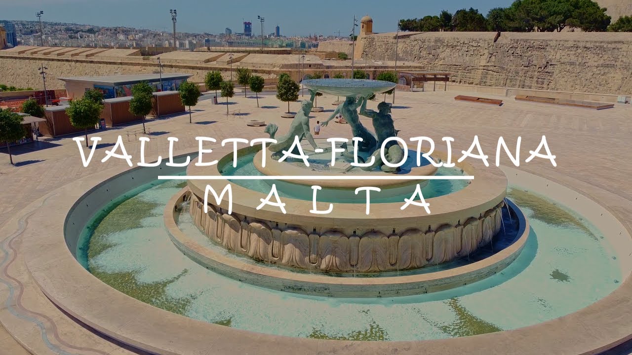 Valletta - Floriana - Malta  2020 - 2.7K Drone video