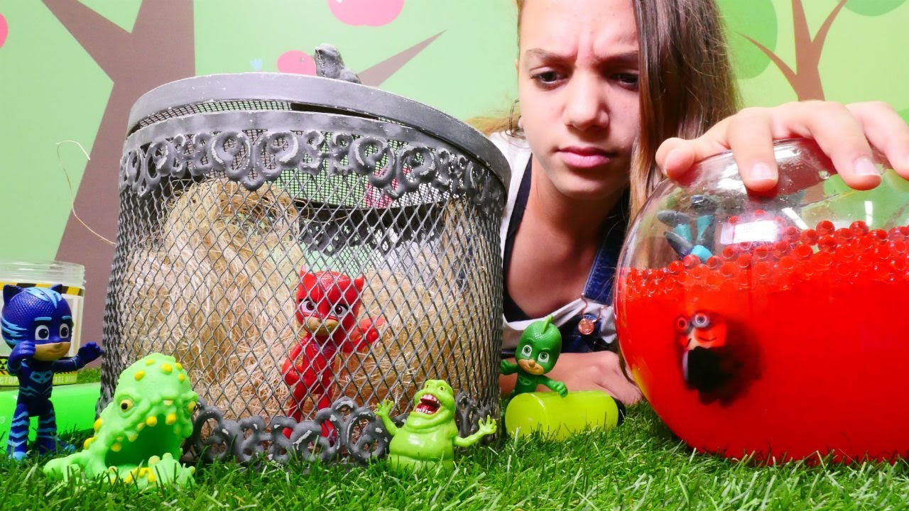Pj Maskeliler. Lara Baykuş kızı Romeo'dan kurtarıyor