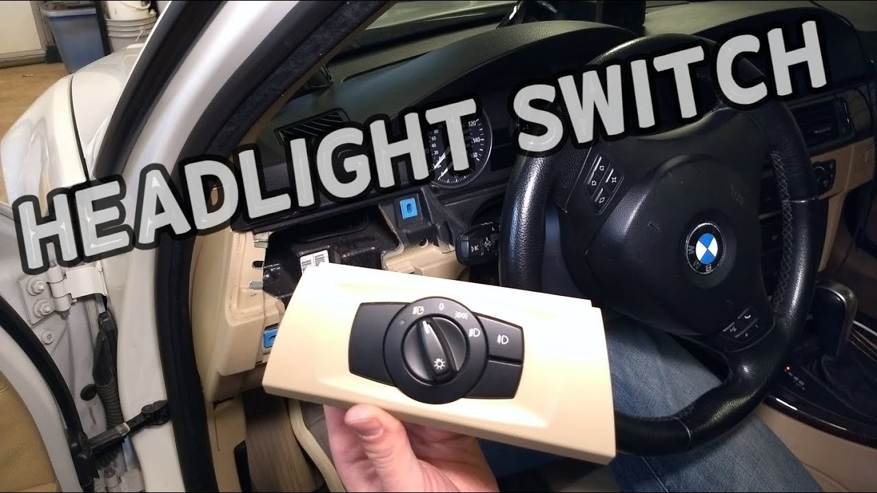 HOW TO REPLACE HEADLIGHT SWITCH BMW E90 E92 E91 E93