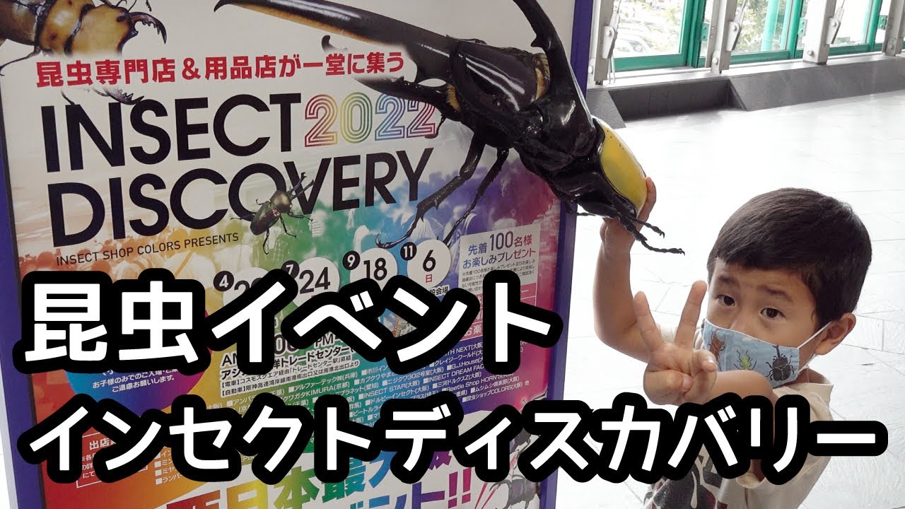 INSECT DISCOVERY 2022～西日本最大級の昆虫イベント!!に行ってきたよ