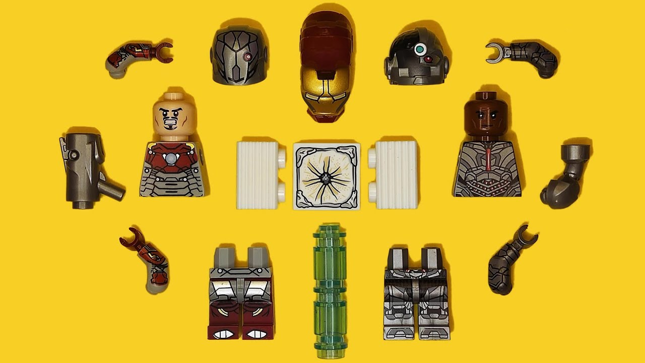 LEGO Iron Man VS. Cyborg | Best Armor | Unofficial Minifigure