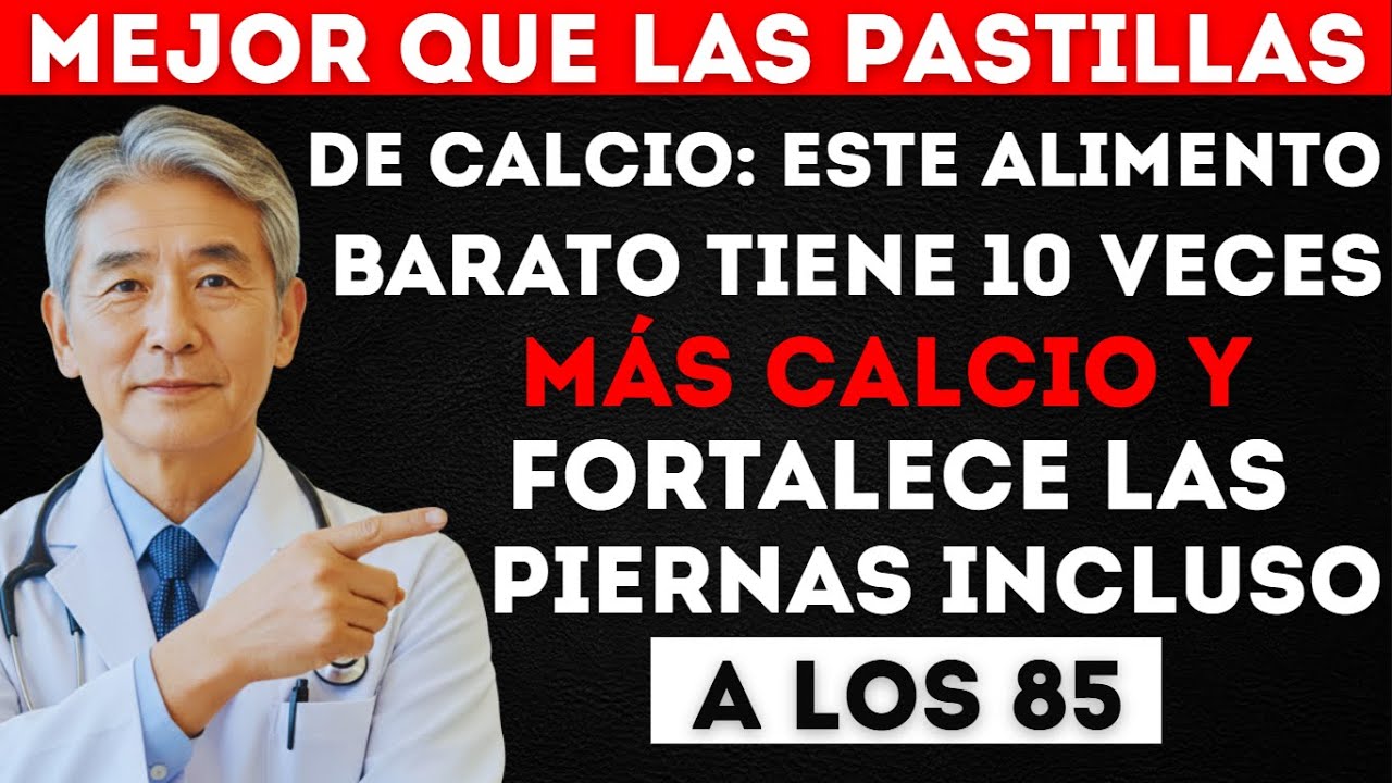 Olvida las pastillas de calcio: este suplemento fortalece las piernas en los mayores