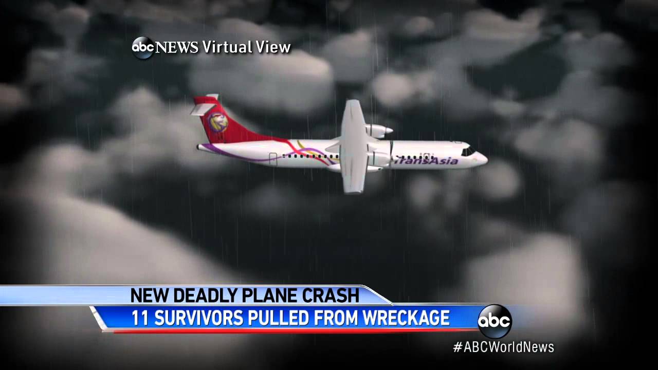 Air Disaster: 11 People Survive Plane Crash in Taiwan