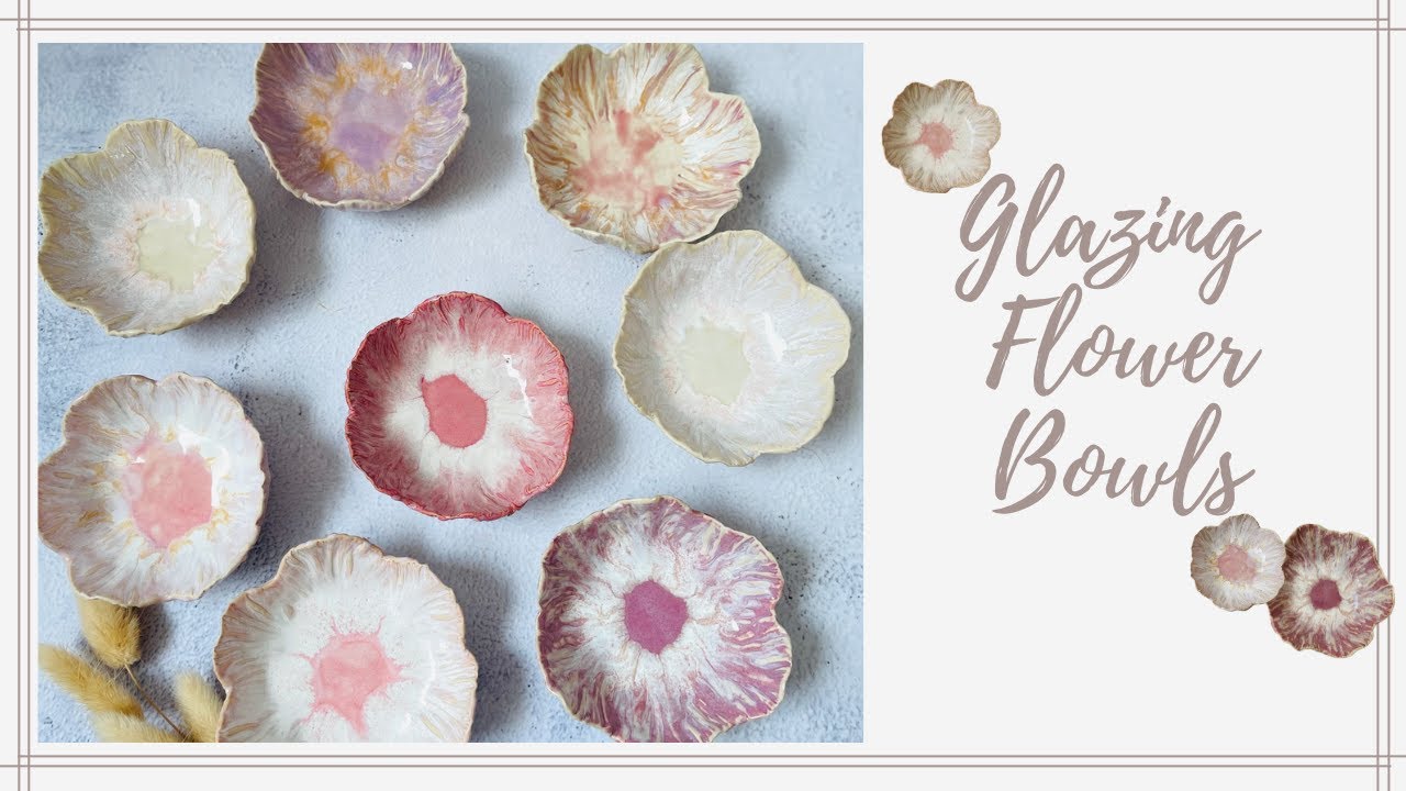 Glazing Flower Bowls