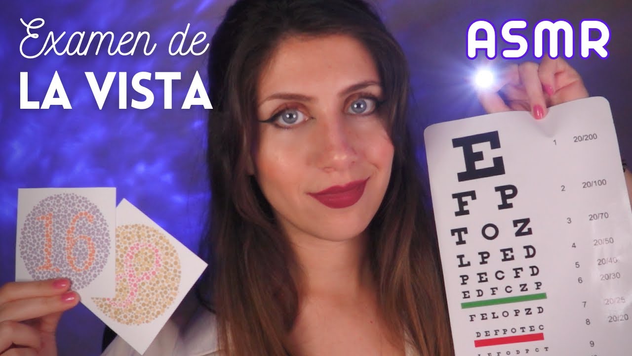 ASMR • Examen DE LA VISTA completo! Roleplay Oculista Text VISUAL