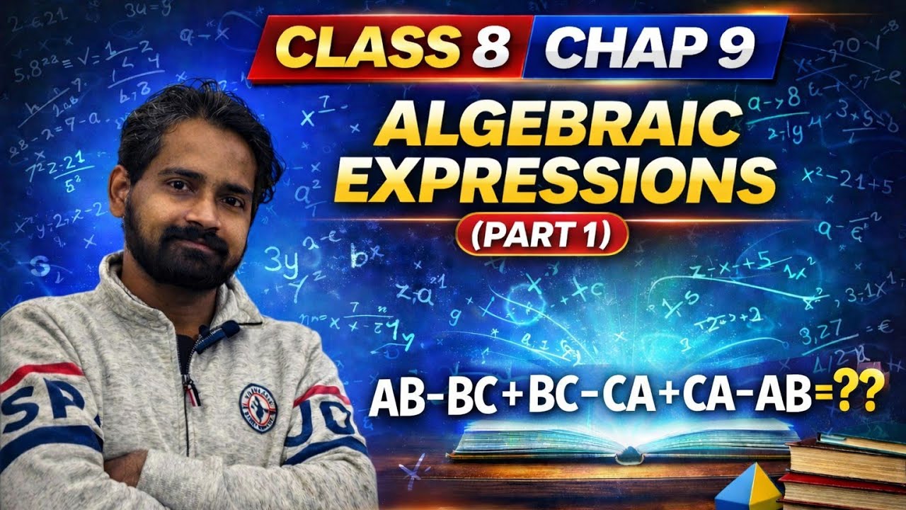 Basics of Algebraic Expressions! 🧠 | Class 8 Chapter 9 (PART 1) | Prodigy Classes