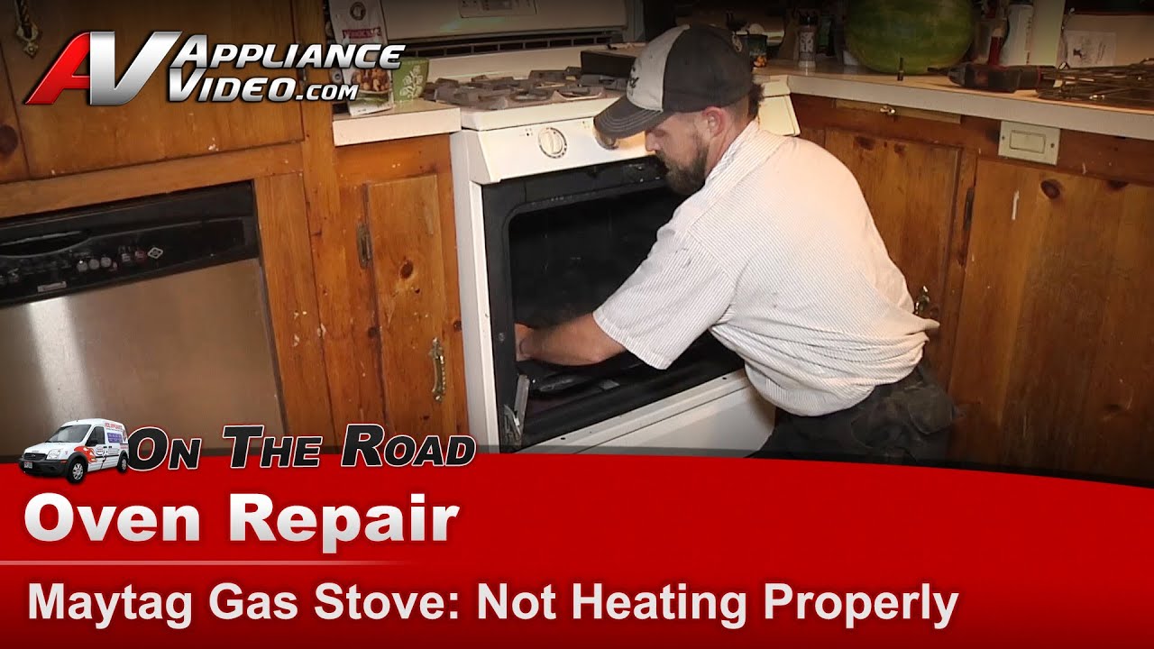 Maytag Stove Repair - Not Heating Correctly, Long Bake Times - Igniter