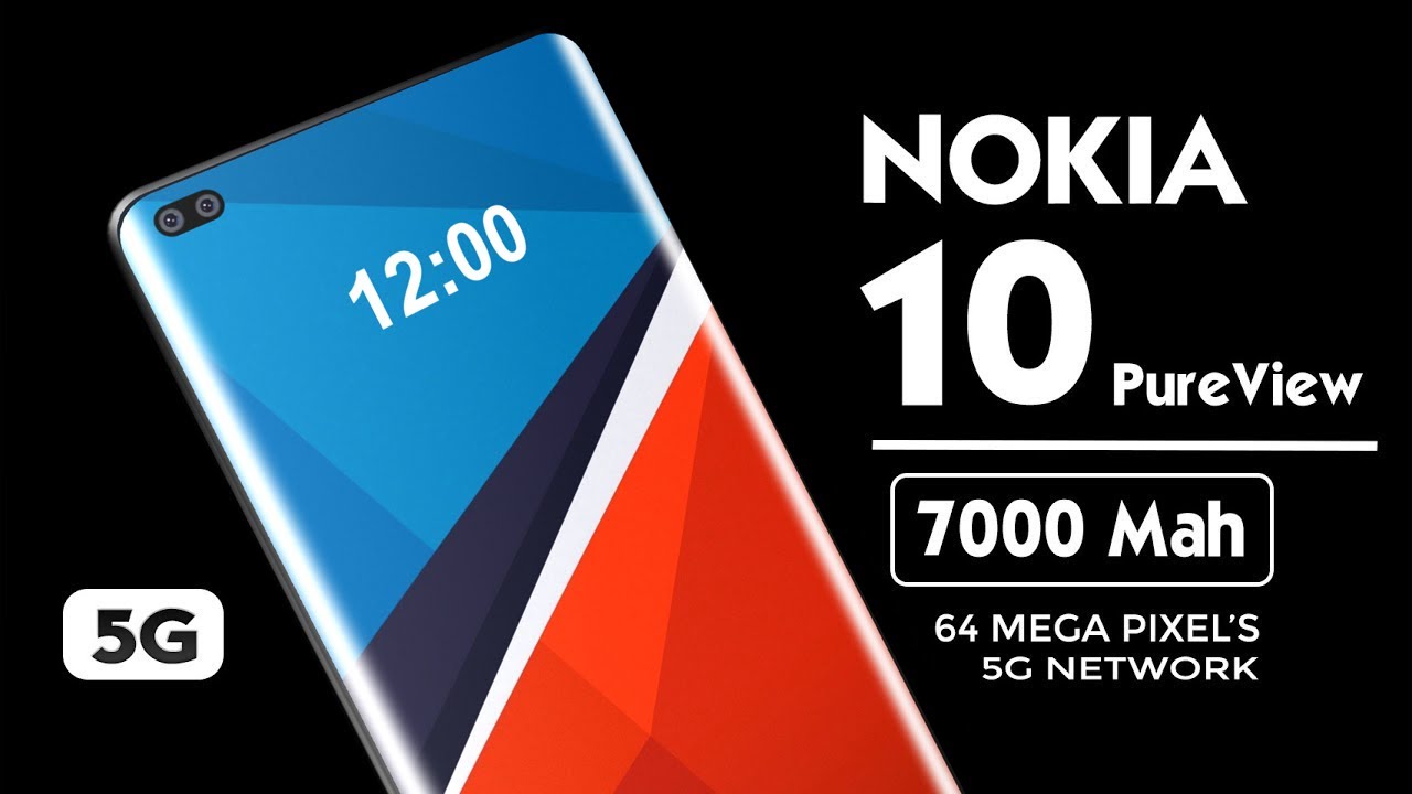 NOKIA 10 PureView 5G (2020) Introduction | 7000 Mah Battery | Price and release date