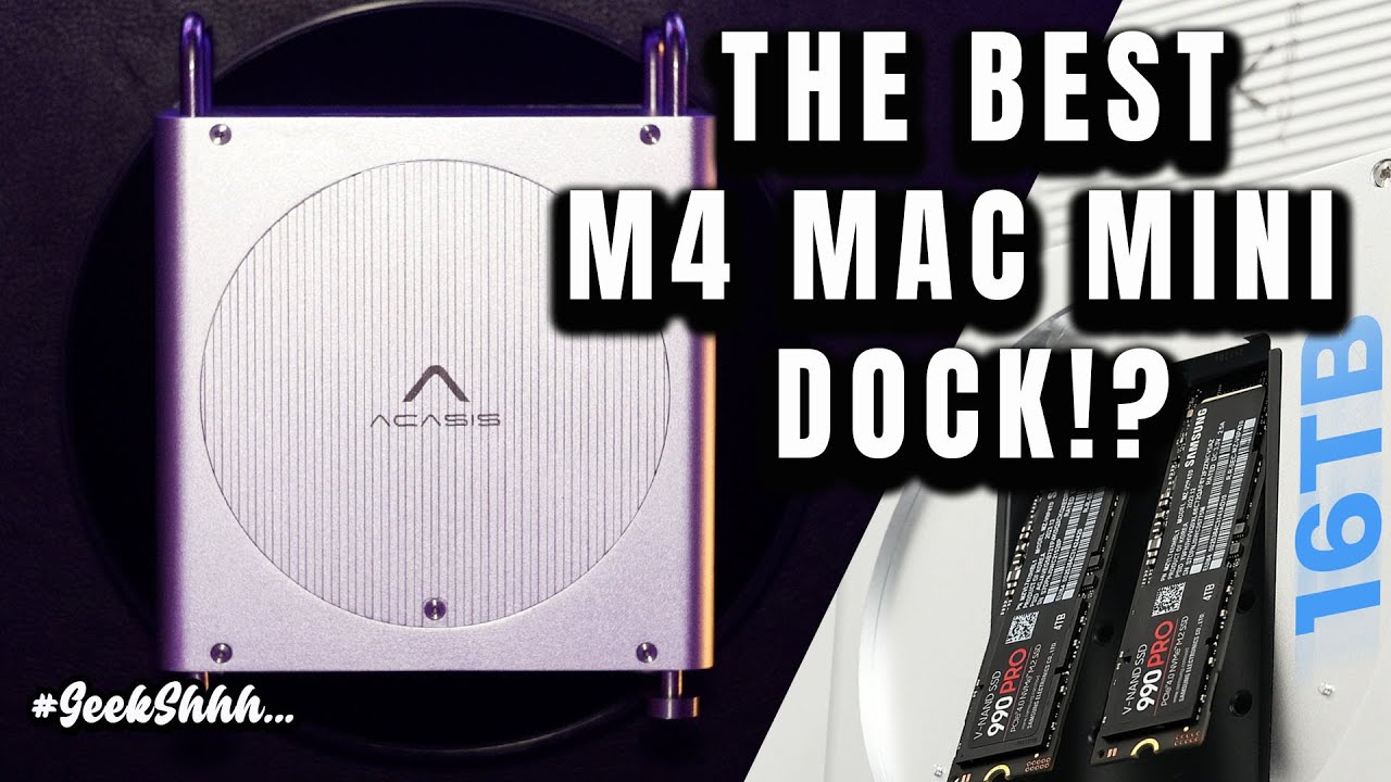 Acasis M4 40 Gbps Enclosure Docking Station x Kickstarter TB1201 M4MacMini M4 Mac Mini Pro