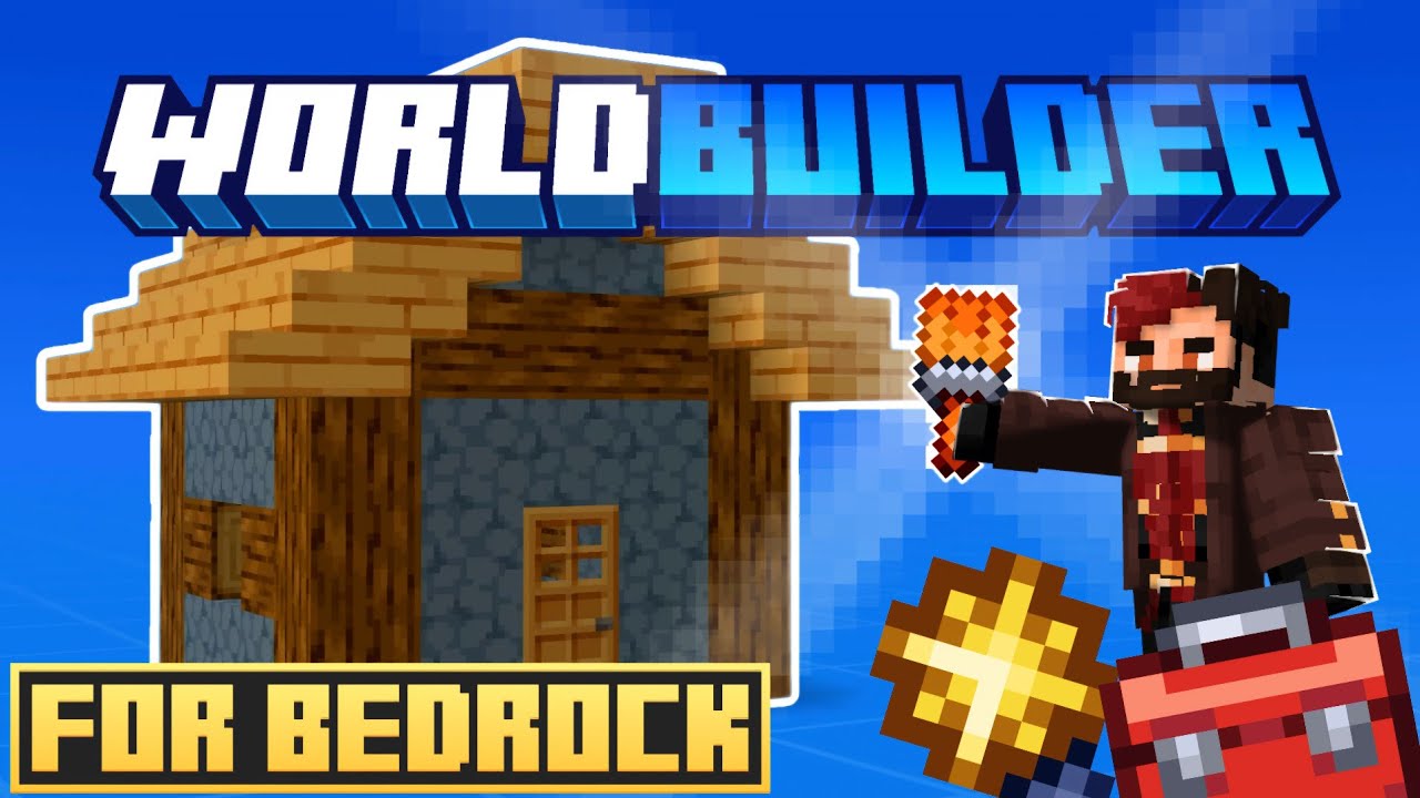 Этот аддон УПРОЩАЕТ СТРОИТЕЛЬСТВО в Minecraft Bedrock | WorldBuilder
