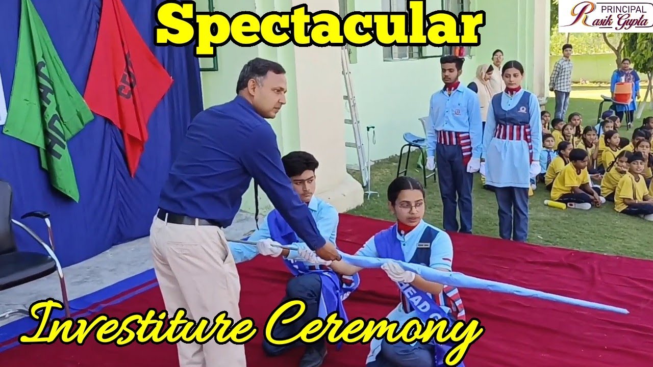 Spectacular Investiture Ceremony of Students' Council at Darshan Academy, Dasuya