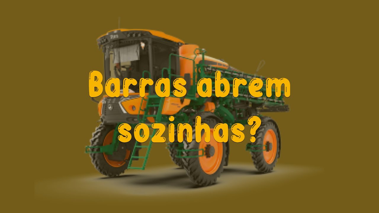 Imperador 3000 e 4000 abertura e fechamento automático das barras de pulverização.