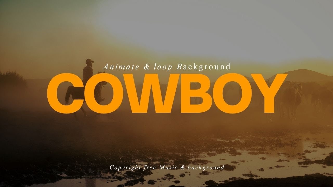 Free Lo-Fi Background Cowboy Video | Copyright-Free Music | No Copyright Video
