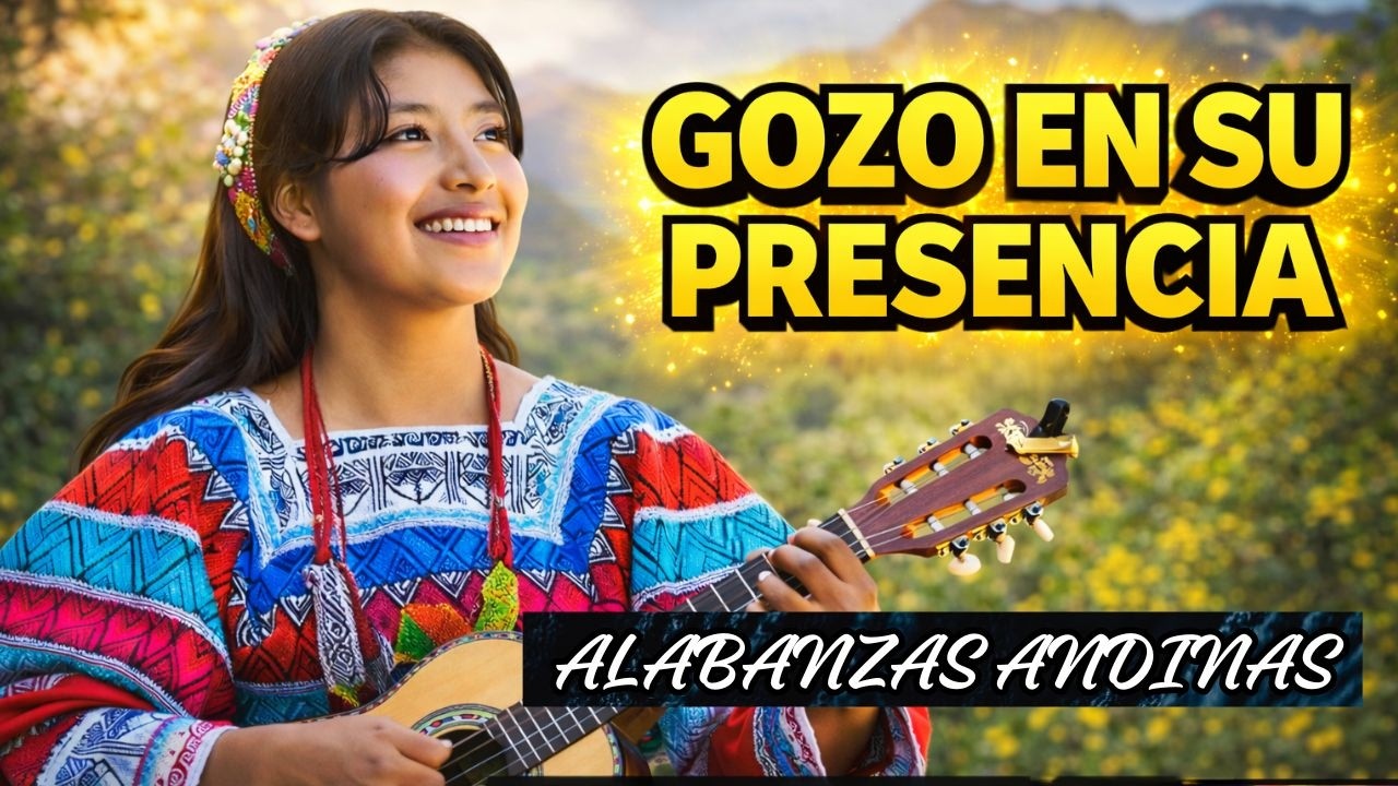 GOZO EN SU PRESENCIA 🌄 Música Andina Cristiana Alegre | Alabanzas a Jesús