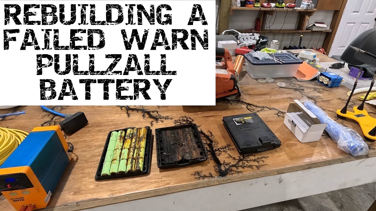 Rebuilding a leaky NiMh Warn Pullzall battery