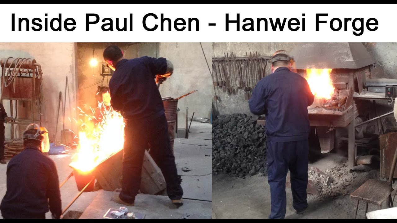 Inside Dalian Hanwei / Paul Chen Sword Forge - www.samurai-katana-shop.nl