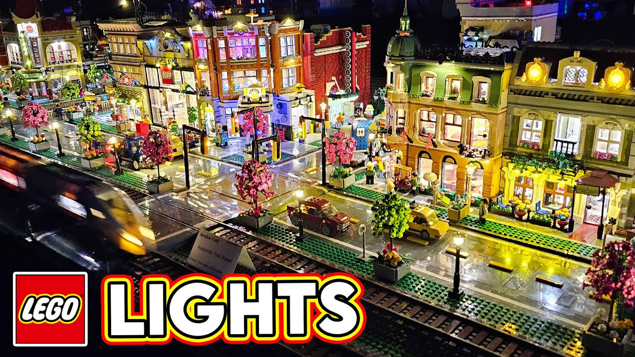 LEGO lights are CRAZY... Trains! INSANE ART & More! Brickworld VLOG