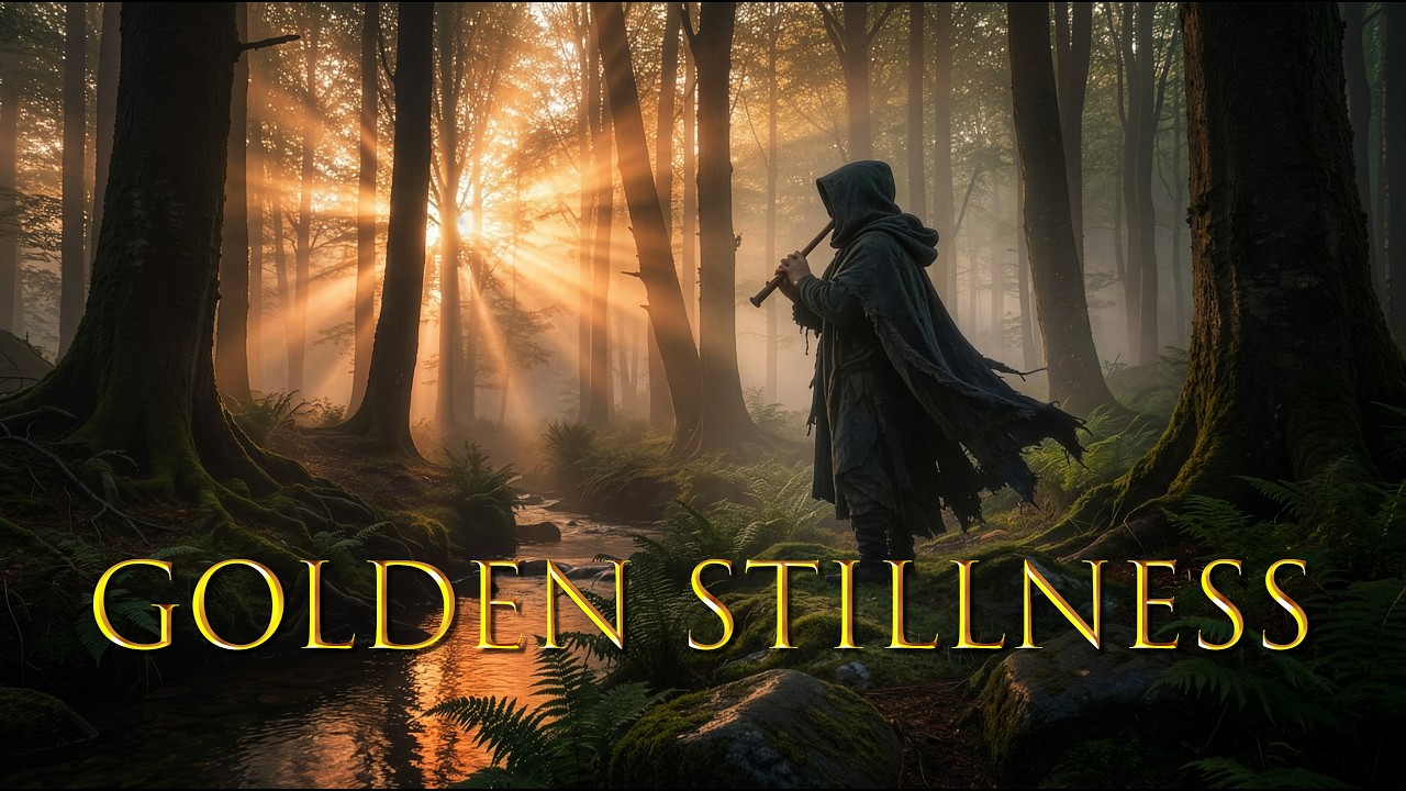 Golden Stillness | 2 Hours of Ancient Celtic Flute & Sunlit Forest Ambience