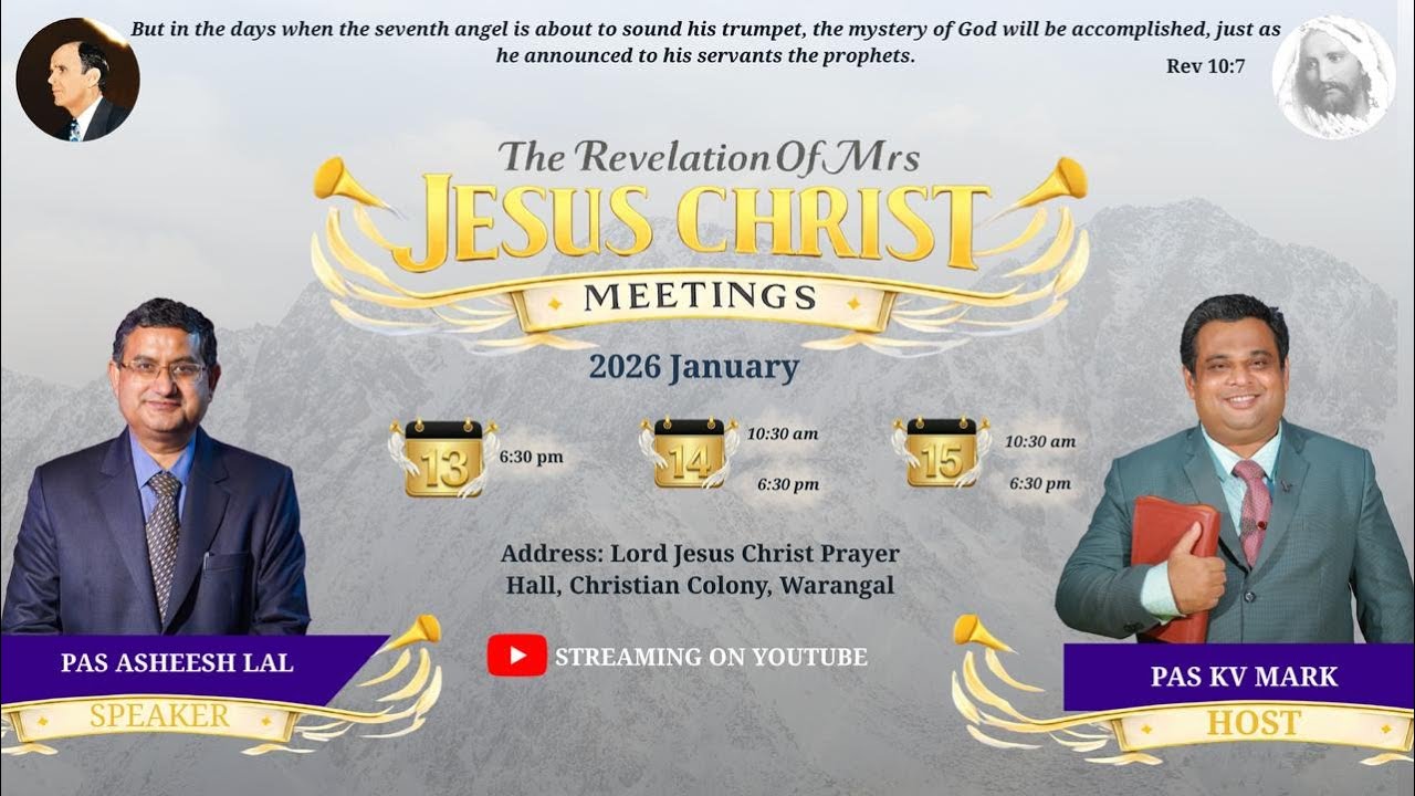 14.01.2026 (M) Warangal Meeting  (LIVE)