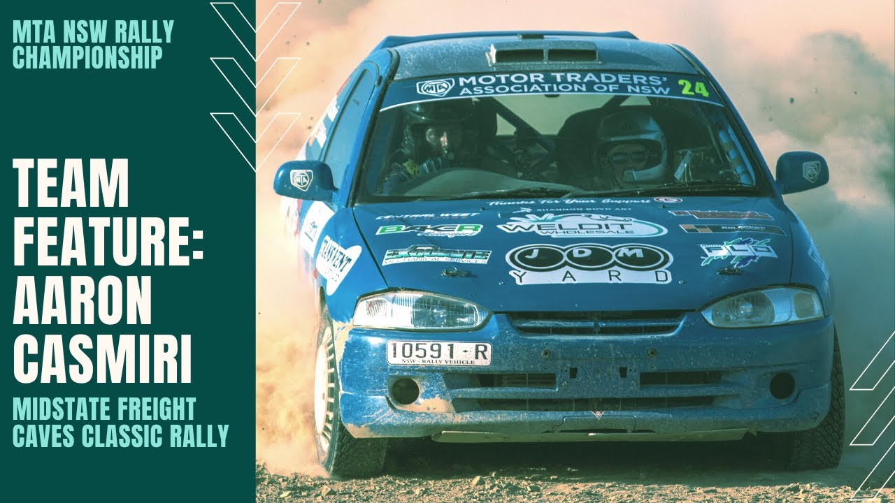 FWD Rally Action | Mitsubishi Mirage | Aaron Casmiri | Caves Classic Rally