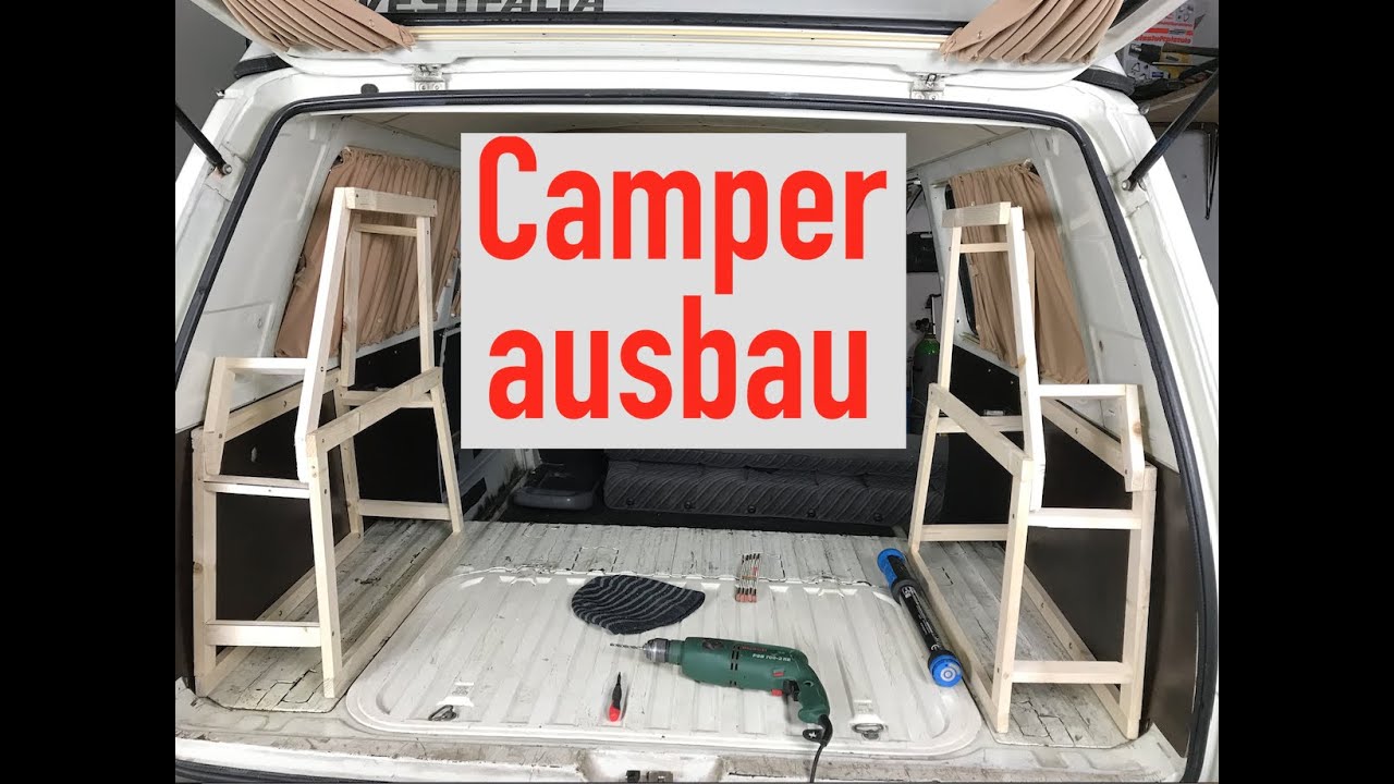 VW T3 Camper Ausbau | Schränke bauen und befestigen