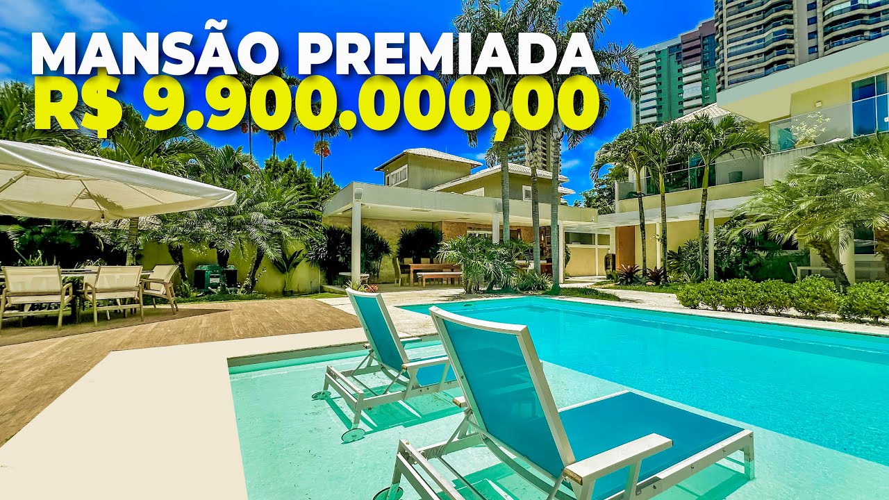 🏆 Super Mansão Premiada à Venda PORTEIRA FECHADA no Condomínio Mansões – Barra da Tijuca!