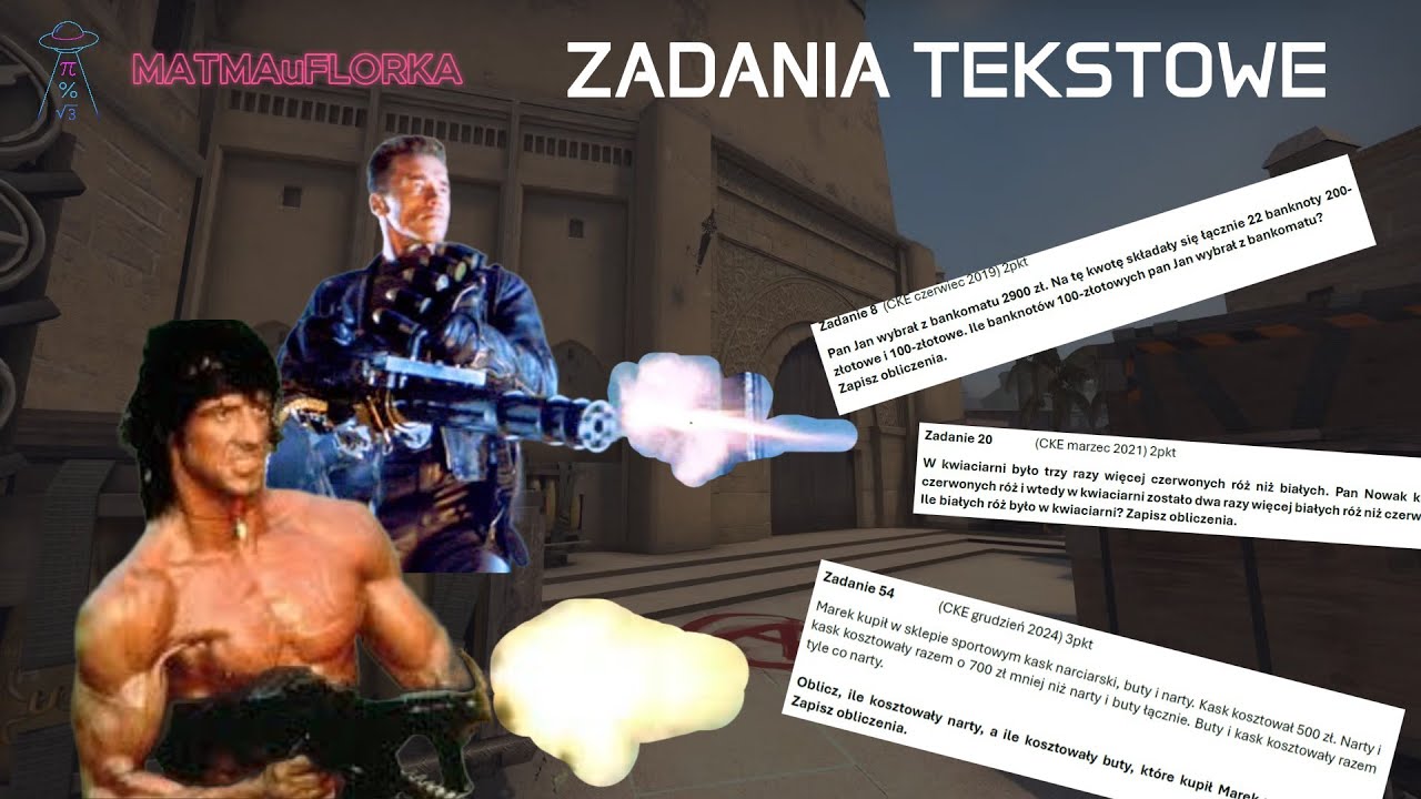 ZADANIA TEKSTOWE - JAK JE ROZWIĄZAĆ NA EGZAMINIE ÓSMOKLASISTY