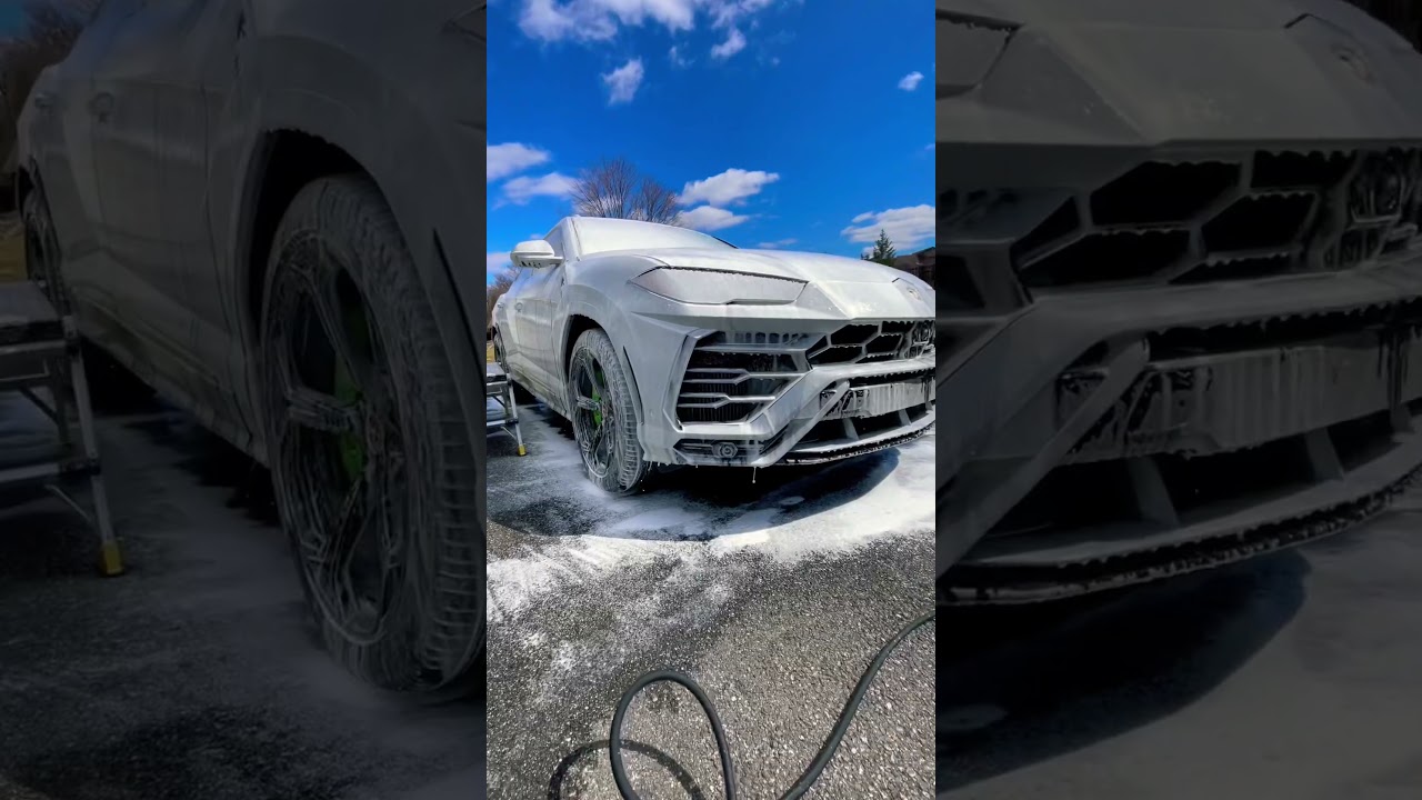 Soapy Benz and Lambo #detailing